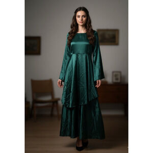 Medieval Renaissance Adult Womens Costume Small Halloween Green